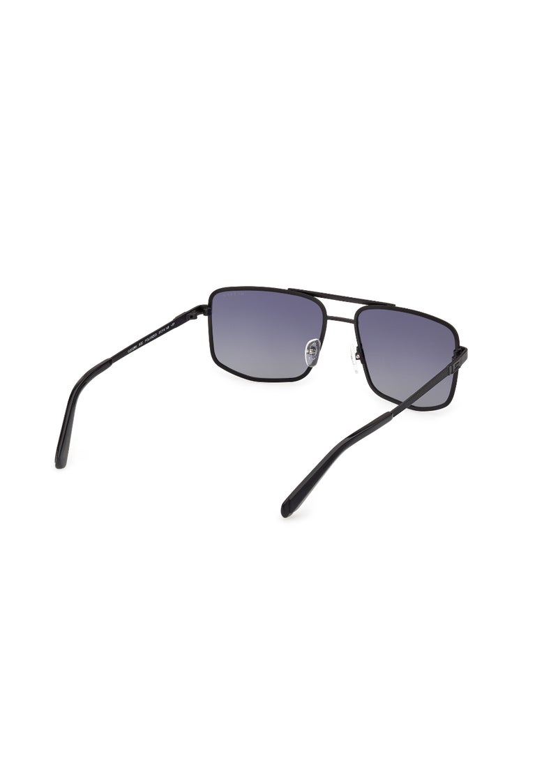GUESS FULL RIM MALE NAVIGATOR BLACK METAL SUNGLASSES - Image 5