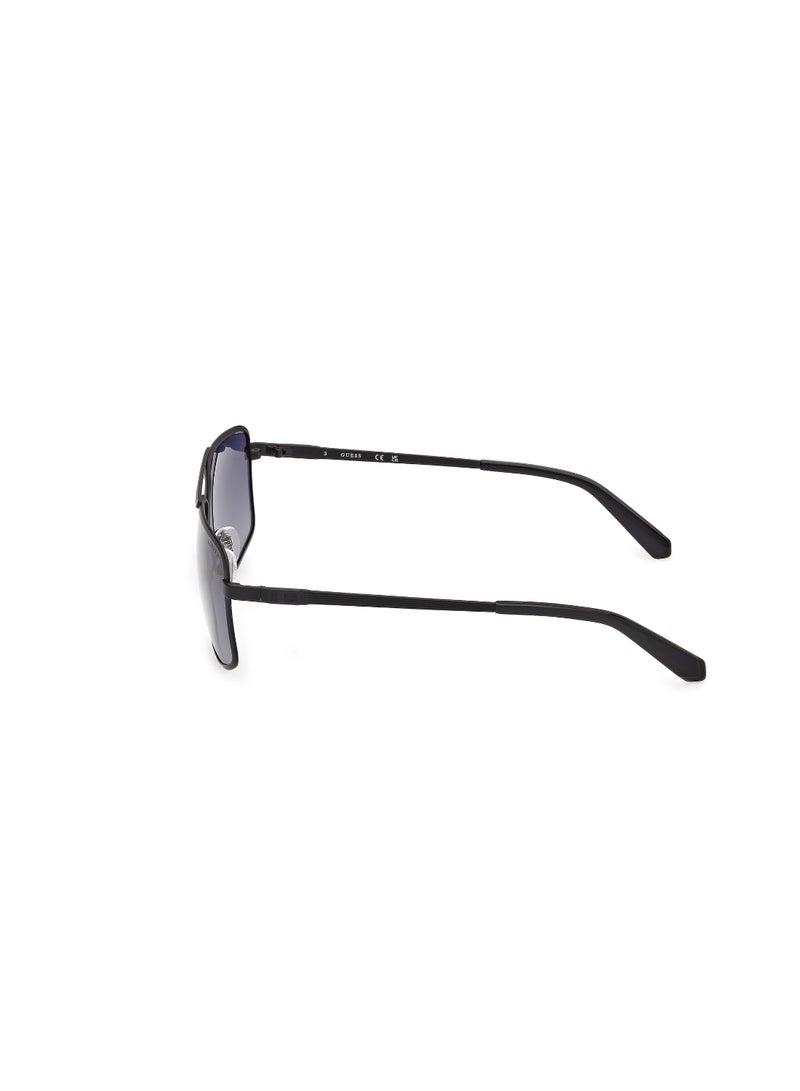 GUESS FULL RIM MALE NAVIGATOR BLACK METAL SUNGLASSES - Image 2