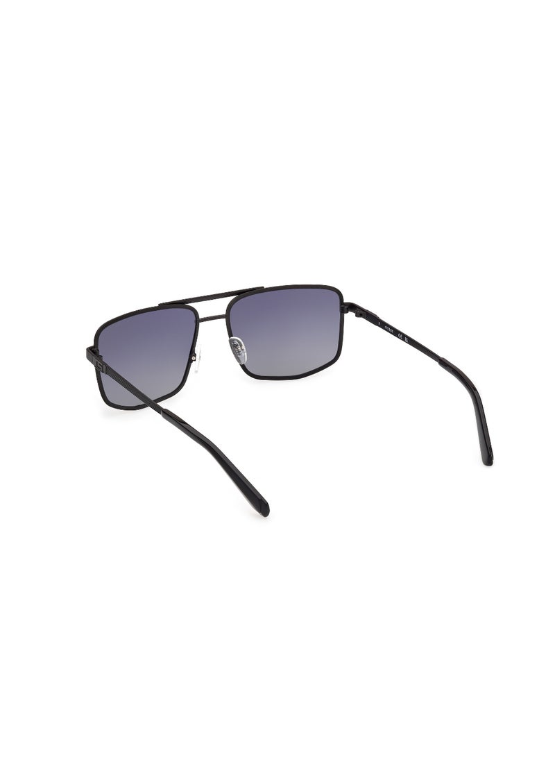 GUESS FULL RIM MALE NAVIGATOR BLACK METAL SUNGLASSES - Image 3