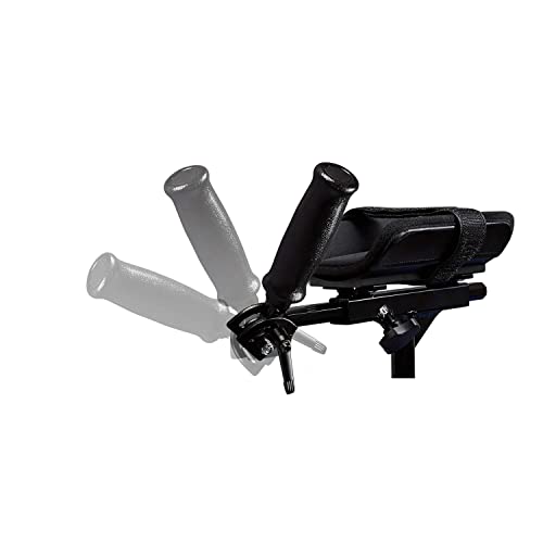 CIRCLE SPECIALTY Adjustable Forearm Platform Support Klip Walker Attachment Angle Adjustable Handgrip Lightweight Aluminum 1Pair Large - Image 4
