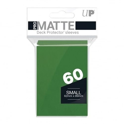 Ultra Pro PROMatte Small Deck Protector Sleeves for YuGiOh Cardfight Vanguard Green 60 ct - Image 1