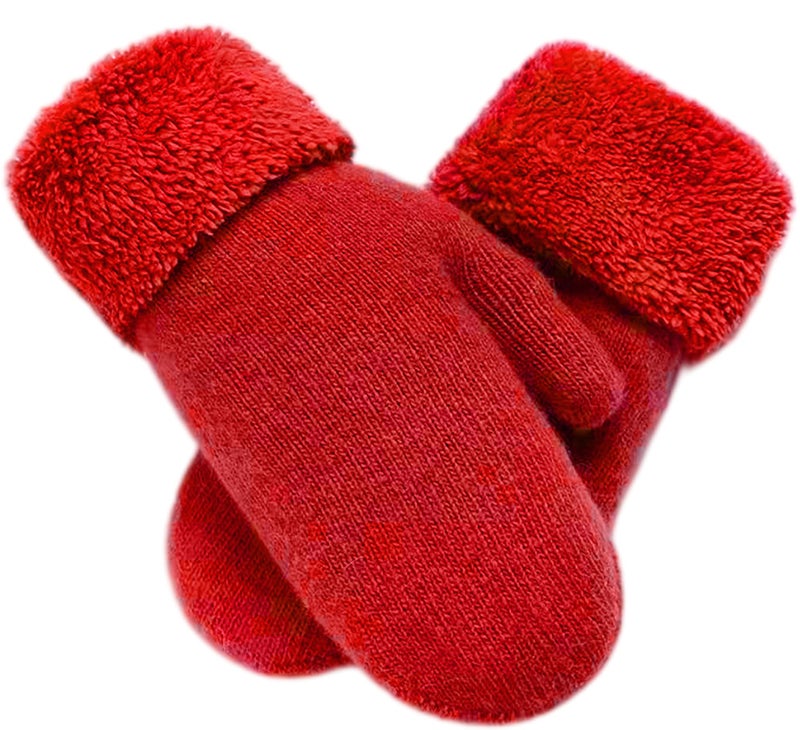 Eohak Women Men Winter Gloves Warm Lining - Winter Knitted Mittens Gloves Cold Weather Gloves - Image 1