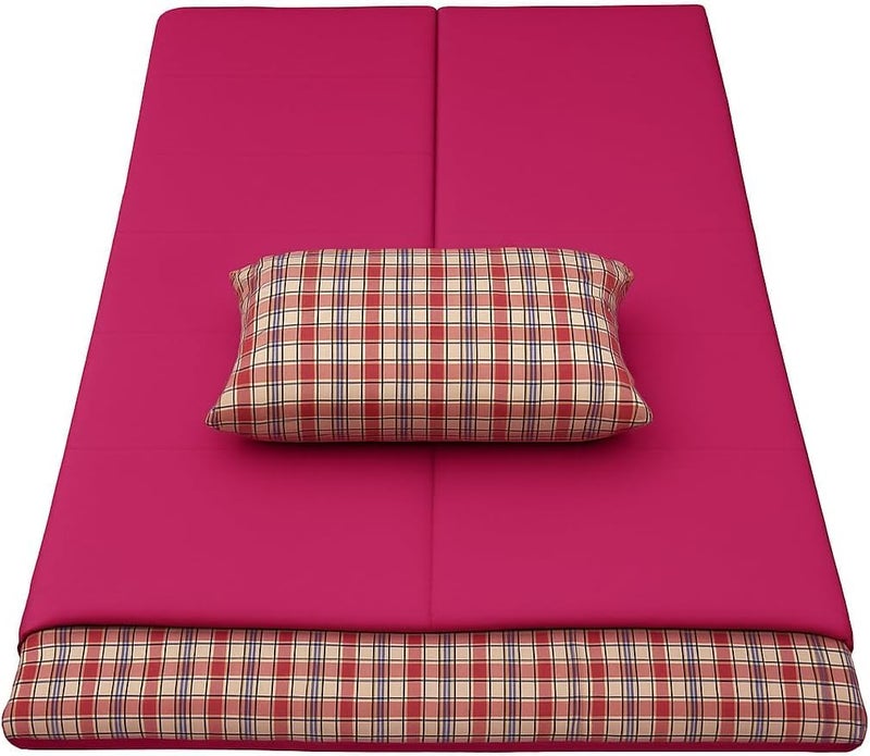 Lightweight and Compact Sleeping Bag – Portable for Camping, Hiking, Travel – Perfect Outdoor Comfort and Protection (Fuchsia)