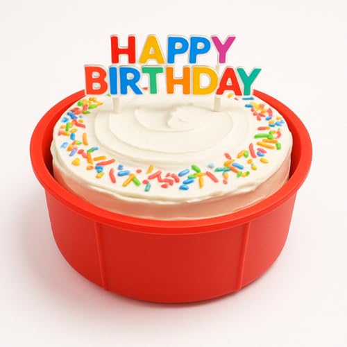 Esslly Round 500g and 1kg Cake Silicone Moulds - Versatile, Food-Grade, BPA-Free, Heat Resistant, Non-Stick Moulds for Baking, Chocolates, Soaps, and Candles - Image 5