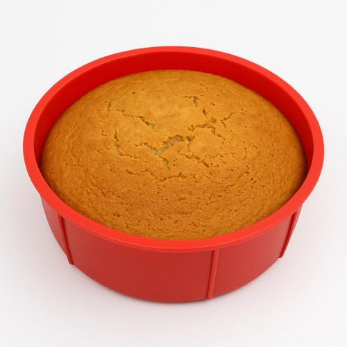 Esslly Round 500g and 1kg Cake Silicone Moulds - Versatile, Food-Grade, BPA-Free, Heat Resistant, Non-Stick Moulds for Baking, Chocolates, Soaps, and Candles - Image 4