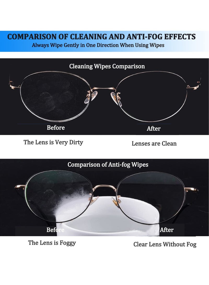 Anti-Fog Glasses Wipes, 40 Packs Individually Wrapped Lens Cleaning Wipes for Eyeglasses, Tablets, Camera Lenses, Cell Phone Laptop Screens, Keyboards and Delicate Surfaces - Image 5