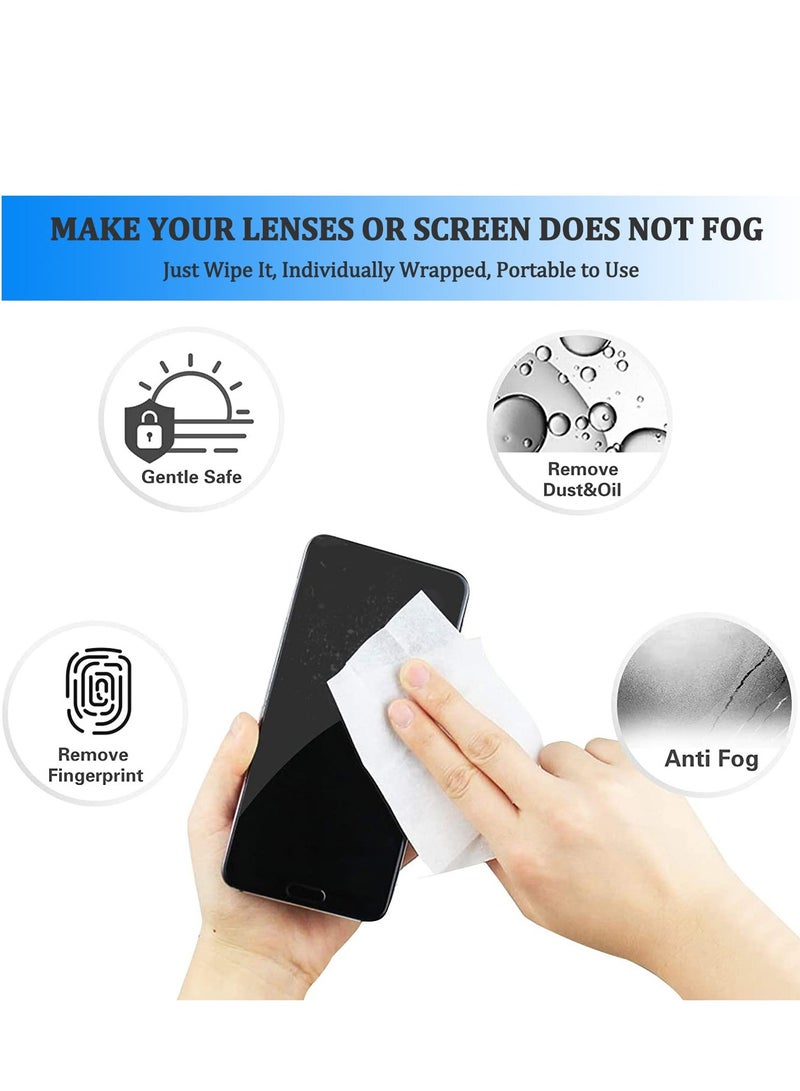 Anti-Fog Glasses Wipes, 40 Packs Individually Wrapped Lens Cleaning Wipes for Eyeglasses, Tablets, Camera Lenses, Cell Phone Laptop Screens, Keyboards and Delicate Surfaces - Image 4