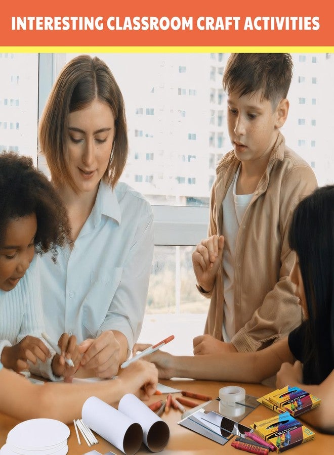 مجموعة جيلبروب المكونة من 25 قطعة لصنع منظار كاليدوسكوب، مع أقلام تلوين، هدية مثالية، مجموعة أدوات حرفية لصنع منظار كاليدوسكوب، مناسبة للتجارب العلمية، لوازم تعليمية في مجالات العلوم والتكنولوجيا والهندسة والرياضيات. - Image 5