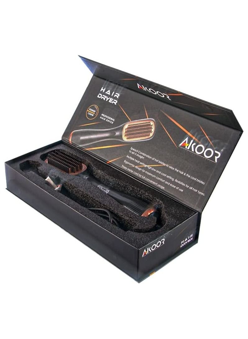 أكور فرشاة مجفف الشعر 2 في 1 - Image 3