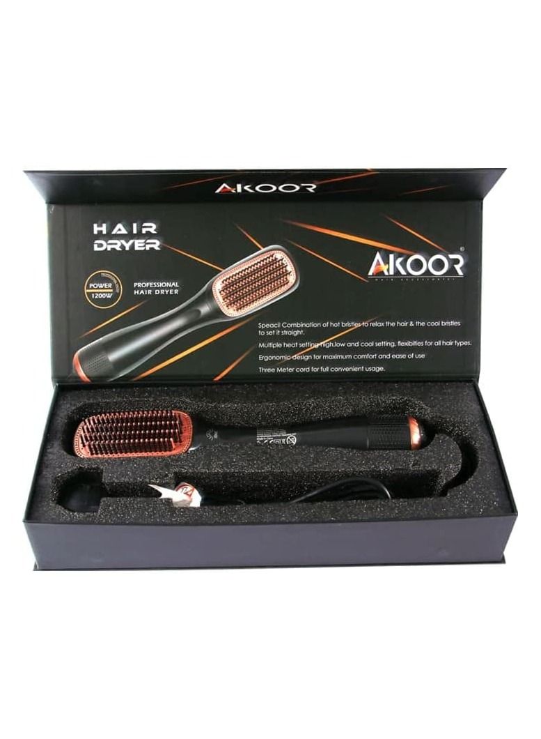 أكور فرشاة مجفف الشعر 2 في 1 - Image 2