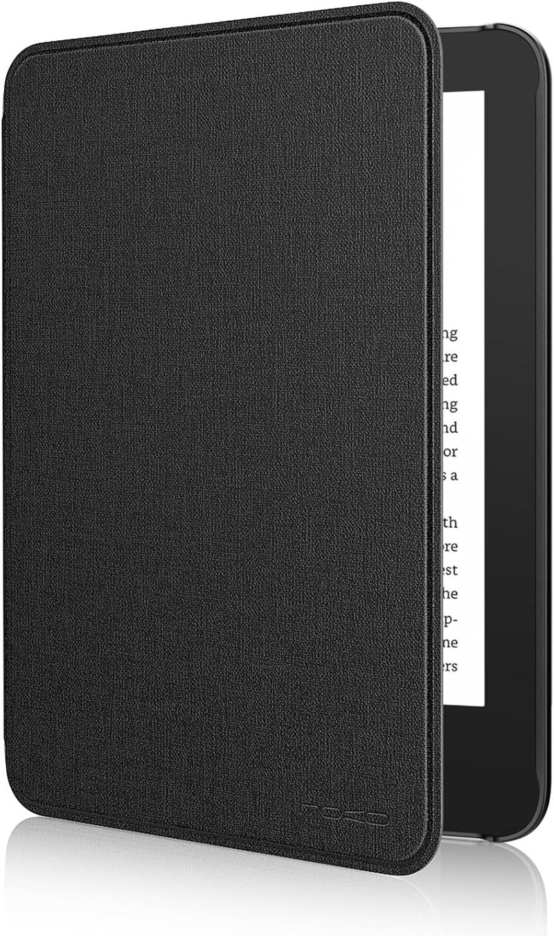 MoKo Case Fits 6" All-New Kindle (11th Generation-2024/2022 Release)& International Version, Lightweight Shell Cover with Auto Wake/Sleep for Kindle 2024/2022 11th Gen e-Reader, Denim Black - Image 1