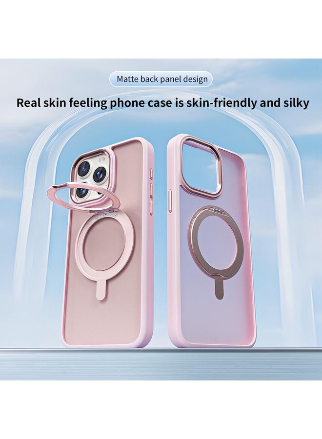 Zaboon Case For iPhone 12 Skin Feel Frosted MagSafe Magnetic Rotating Holder Phone Case - Image 2