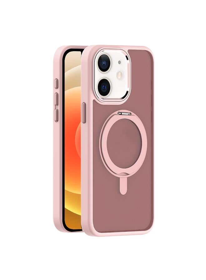 Zaboon Case For iPhone 12 Skin Feel Frosted MagSafe Magnetic Rotating Holder Phone Case - Image 1
