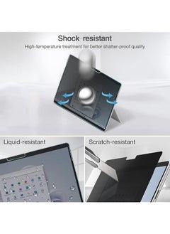 Procases Microsoft Surface Pro 11 10 9 13 Inch Privacy Screen Protector Anti Spy Tempered Glass Ultra Thin Tinted Screen Film Guard For 13.0 Inch Surface Pro 11 10 9 2024 2022 Release  - Image 5