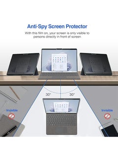 Procases Microsoft Surface Pro 11 10 9 13 Inch Privacy Screen Protector Anti Spy Tempered Glass Ultra Thin Tinted Screen Film Guard For 13.0 Inch Surface Pro 11 10 9 2024 2022 Release  - Image 4