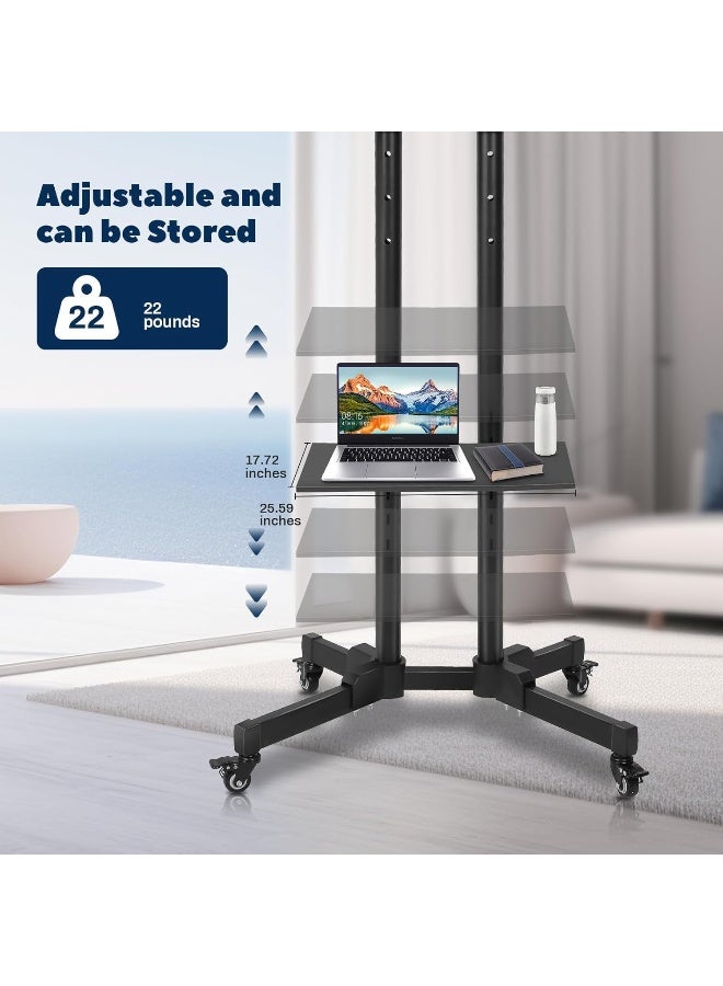 سكاي تاتش حامل تلفزيون متنقل مع عربة تلفزيون متحركة لمقاس 32-65 بوصة - Image 4