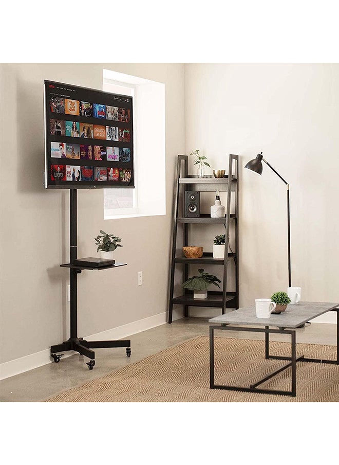 SKY-TOUCH - Mobile TV stand, TV cart with Mount On Lockable Wheels For LED and LCD Screen - Image 1