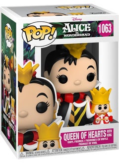Funko Funko Pop! and Buddy Disney: Alice 70th– Queen Of Hearts With King - Alice In Wonderland - Collectable Vinyl Figure - Gift Idea - Official Merchandise - Toys for Kids & Adults - Movies Fans  - Image 1