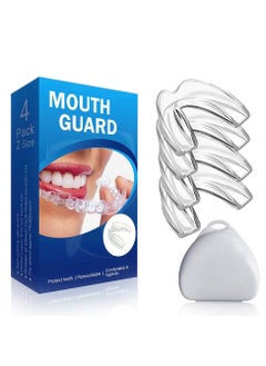 HaLunhi Mouth Guard for Grinding Teeth at Night 4 Pcs Mouthguards for Grinding of Teeth Night Guards for Teeth Grinding Reusable Mouth Guard for Clenching Teeth at Night Nightguards for Grinding Teeth  - Image 1