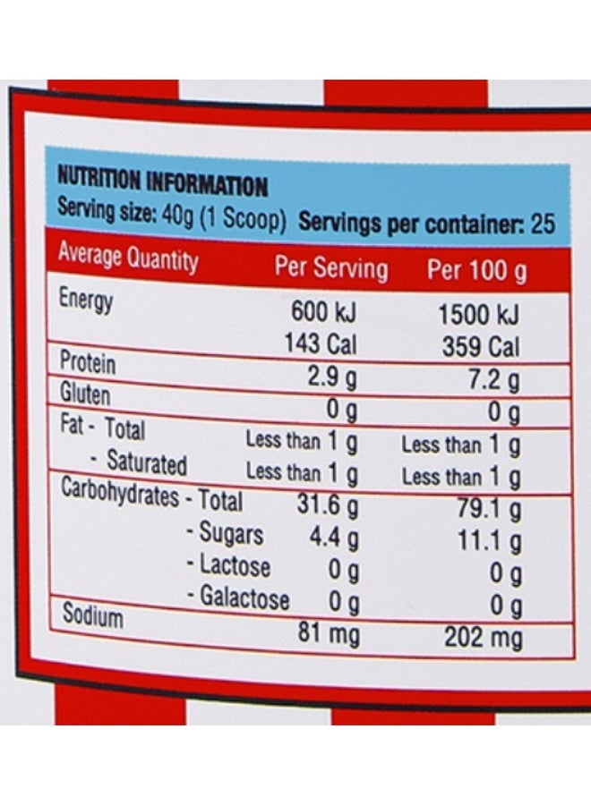 آدونیس أدونيس كريم الأرز – نكهة الدونات بالقرفة 1 كجم (25 حصة) - Image 2
