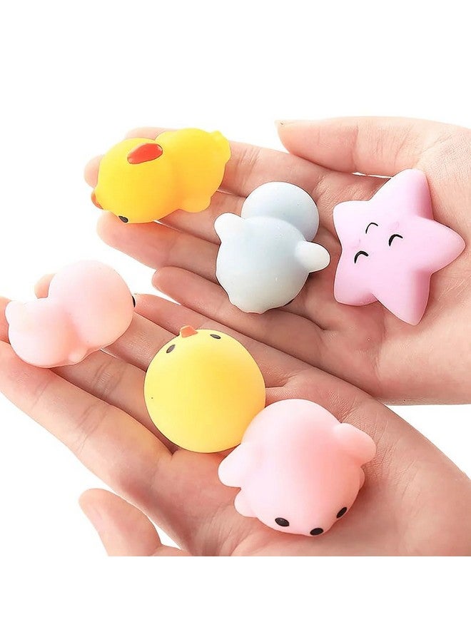 LABEAUTE Kawaii Mochi Squishy Toys - Mini Animal Squishies, Pinata Khoi Bag Treats/ fillers, for Kids Birthday, Party Favors (Assorted, 10 Pack) - Image 4