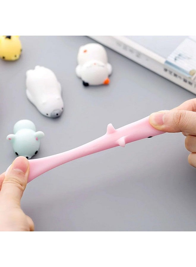 LABEAUTE Kawaii Mochi Squishy Toys - Mini Animal Squishies, Pinata Khoi Bag Treats/ fillers, for Kids Birthday, Party Favors (Assorted, 10 Pack) - Image 5