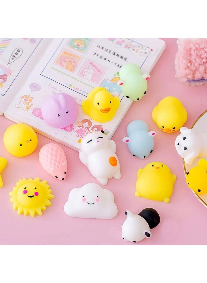 LABEAUTE Kawaii Mochi Squishy Toys - Mini Animal Squishies, Pinata Khoi Bag Treats/ fillers, for Kids Birthday, Party Favors (Assorted, 10 Pack) - Image 3