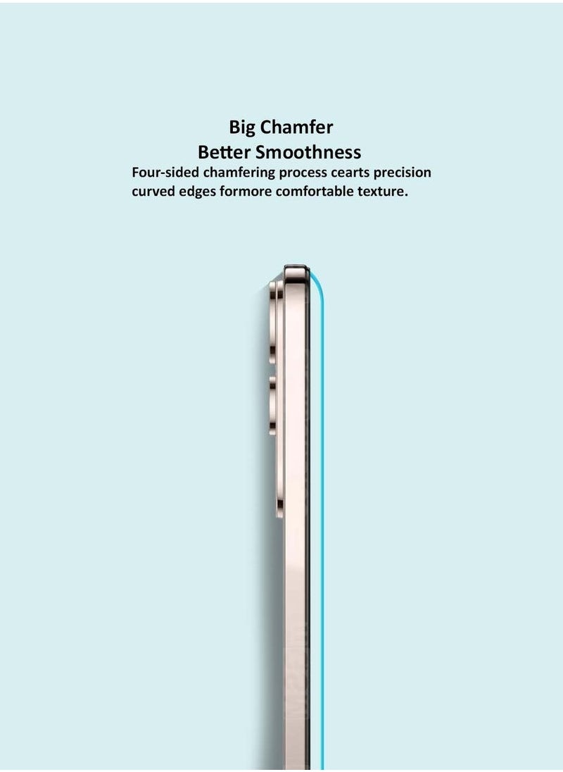 vivo V50 Lite 4G 2025 GMAX Premium Tempered Glass Screen Protector – 9H Hardness, Curved 2.5D Edge Full Screen Coverage, Crystal Clear Display Protection, Anti-Scratch, Bubble-Free Application – Clear