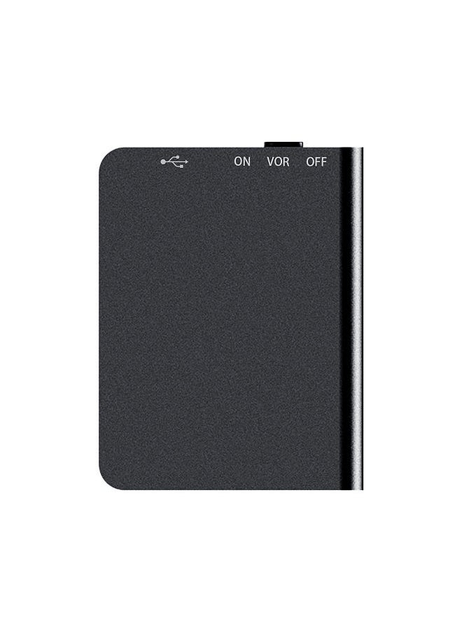 Q61 Mini Voice Recorder Rectangle Dictaphone MP3 Player USB Charge Small Audio Sound Recorder Micro Voice Activated Recorder Audio Recorder MP3 Small Recording Device for Meeting 16G TF Card
