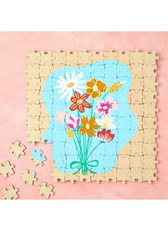 Juvale 100 Pcs Blank Wooden Puzzle Unfinished Customizable Jigsaw Mdf Wood Puzzle Pieces For Crafts Diy Classroom Activities Learning Tools Art Projects (1.9X1.6 In)  - Image 3