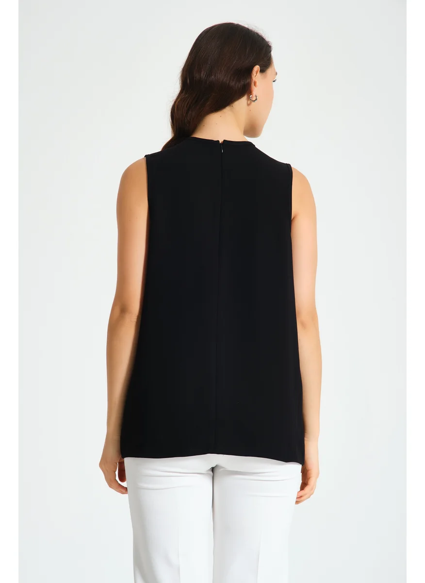 MIZALLE SLEEVELESS BLOUSE