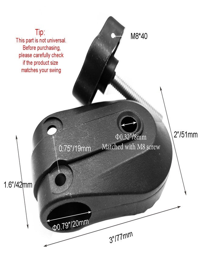 Timyrimy Garden Swing Plastic Fittings for RUS4180-2002 Swing, 2" Gear with 30 Teeth(2PCS/CTN) - Image 3