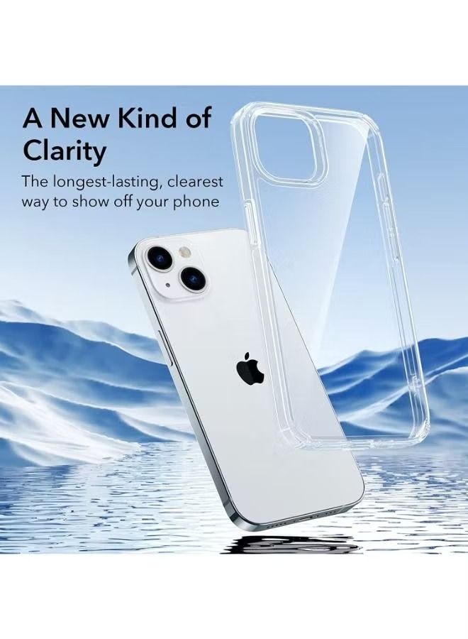 IAF Crystal Clear Designed for iPhone 14 Plus Case, Slim Thin Shockproof Protective Phone Case, Non-Yellowing - Clear - Image 1