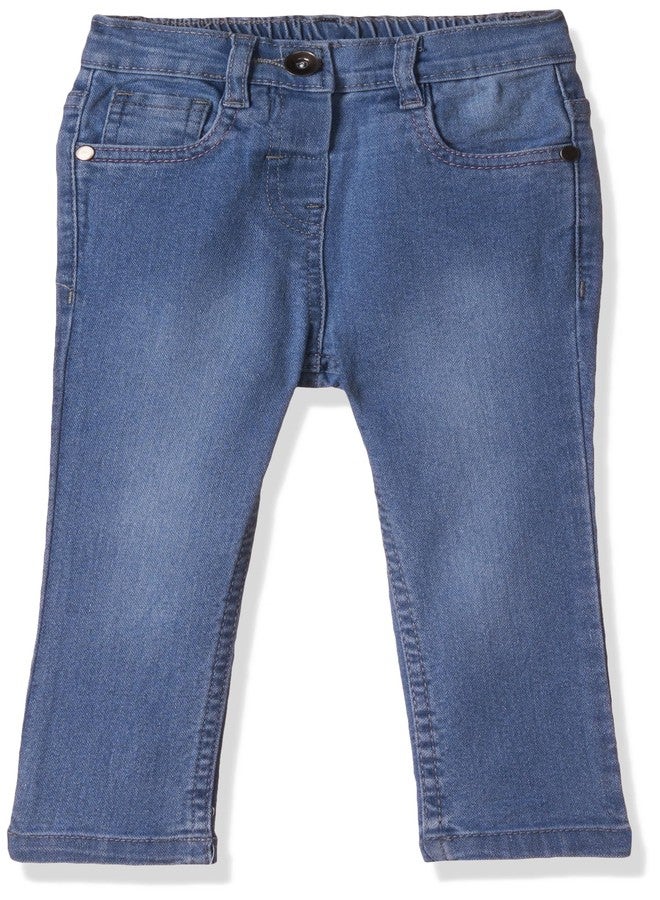 ماكس بنطلون جينز ماكس للأولاد بقصة ضيقة، لون أزرق فاتح، مقاس 18-24 شهرًا - Image 1
