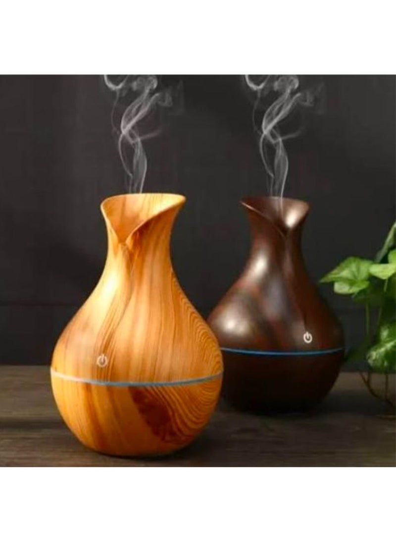 Ultrasonic Air Humidifier, USB Essential Oil Diffuser for Air Purification for Car, Family, Office, Home, Bedroom, Living Room, Study, Yoga and Spa (Dark, 200ml) - Image 4