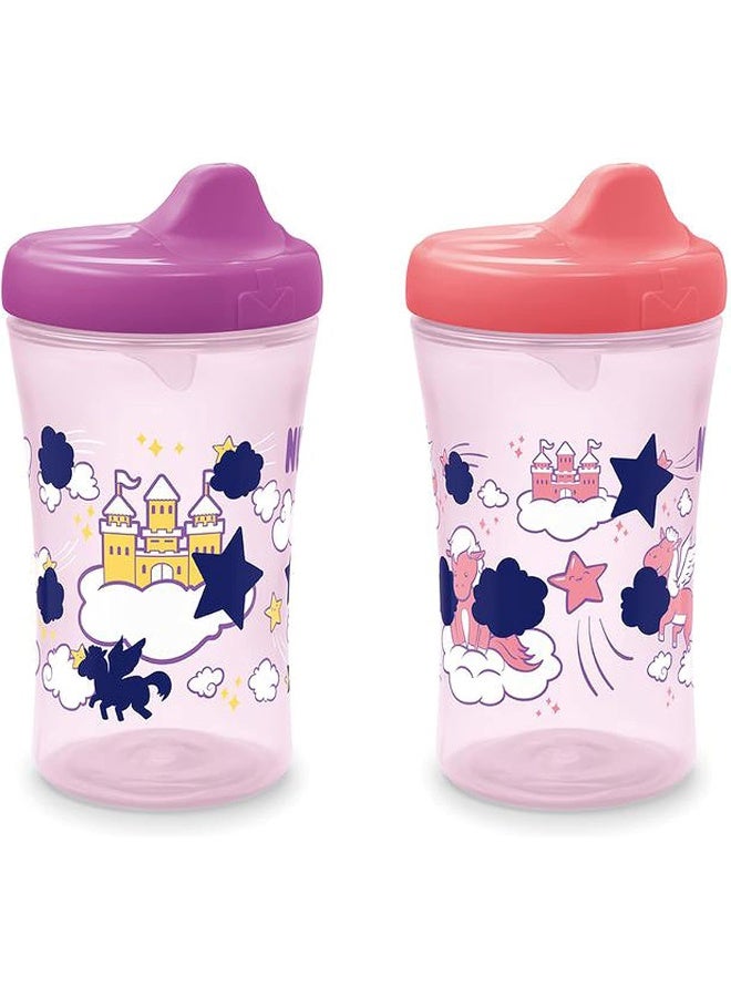 NUK Hide 'n Seek Hard Spout Cup | Sippy Cup with Color-Changing Designs | 2 Pack - Image 1