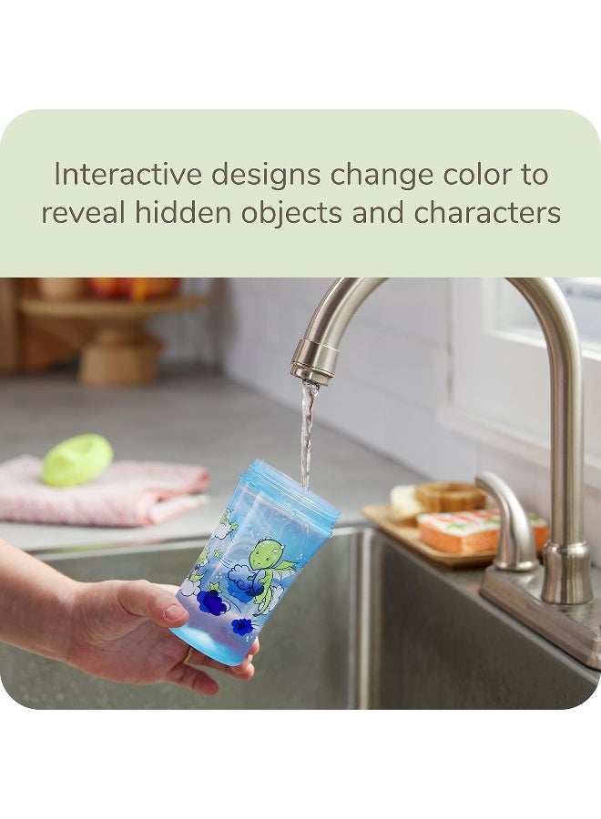 NUK Hide 'n Seek Hard Spout Cup | Sippy Cup with Color-Changing Designs | 2 Pack - Image 4