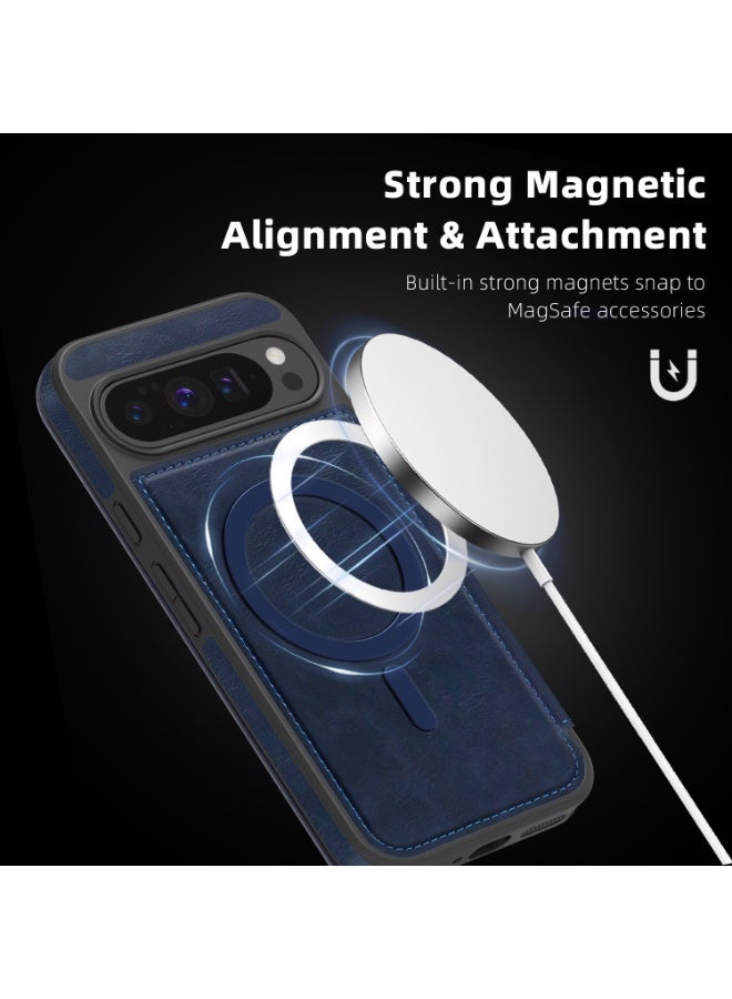 حافظة محفظة قلابة مغناطيسية لهاتف جوجل بيكسل 10/9 برو XL، غطاء مقاوم للصدمات مع حجب RFID - Image 5