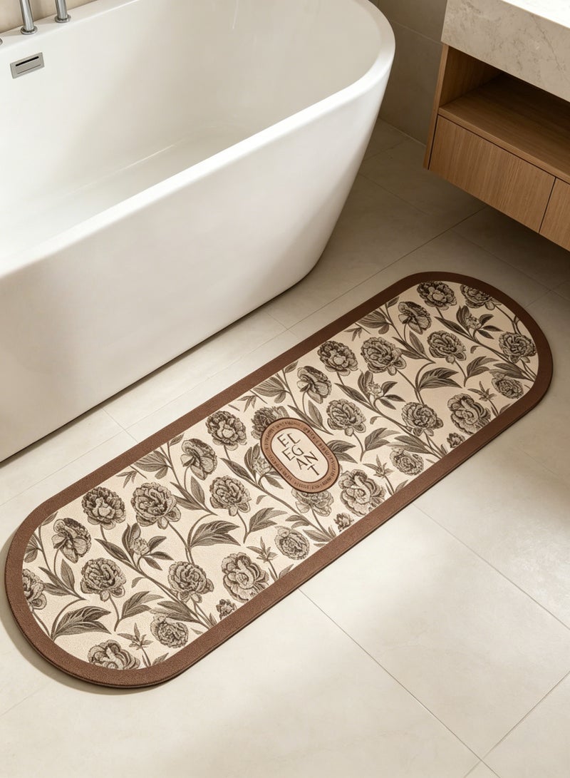 Aimayapet Bath Rug Mat, Anti-Slip Bathroom Floor Mat,Super Absorbent Shower Mat, Soft Diatom Mud Bath Carpet Mat, Washable Bath Rug, Non-Slip Kitchen Sink Mat, Entrance Doormat Easy to Clean - Image 4