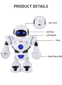 GROIC Walking Robot Toys for Kids - 360° Body Spinning Dancing Robot Toy with LED Lights Flashing and Music, Smart Interactive Electronic Kids Robot Toy, Baby Walking Toy for Toddler Boys and Girls  - Image 4