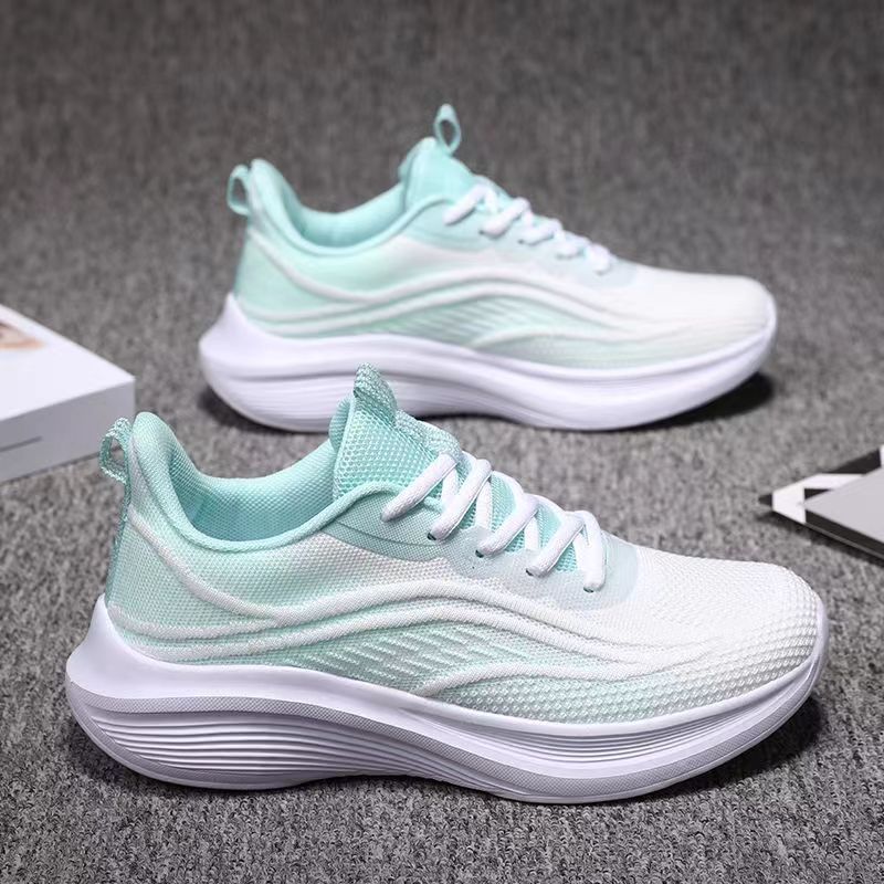 Non-Slip Soft Bottom Wear-Resistant Mesh Breathable Casual Shoes All-Match Ins Ultra Light Running Women'S Shoes - Image 3