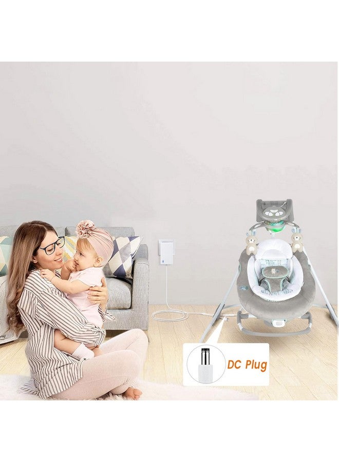 YEAOI Baby Swing Power Cord For Ingenuity Inlighten, Simple Comfort And Swing'N Go Charger, 2-In-1 Charging Cable With Usb A And Dc Plug, Power Adapter - Image 4