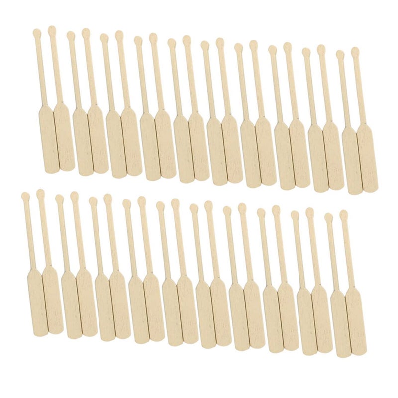 24 Pairs Mini Beach Paddle Models Dollhouse Accessories Ocean Landscape Decor - Image 2