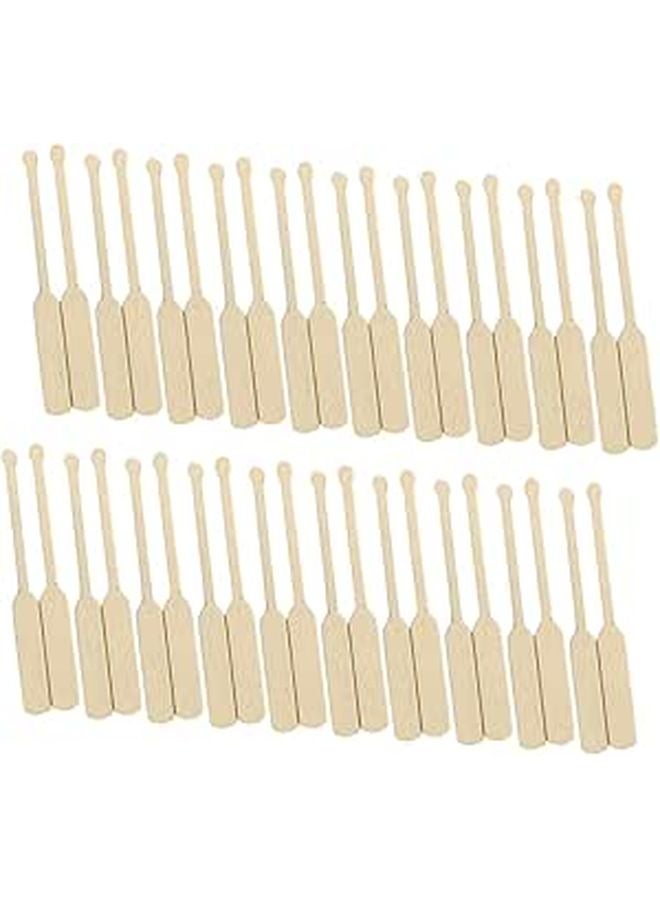 24 Pairs Mini Beach Paddle Models Dollhouse Accessories Ocean Landscape Decor - Image 1