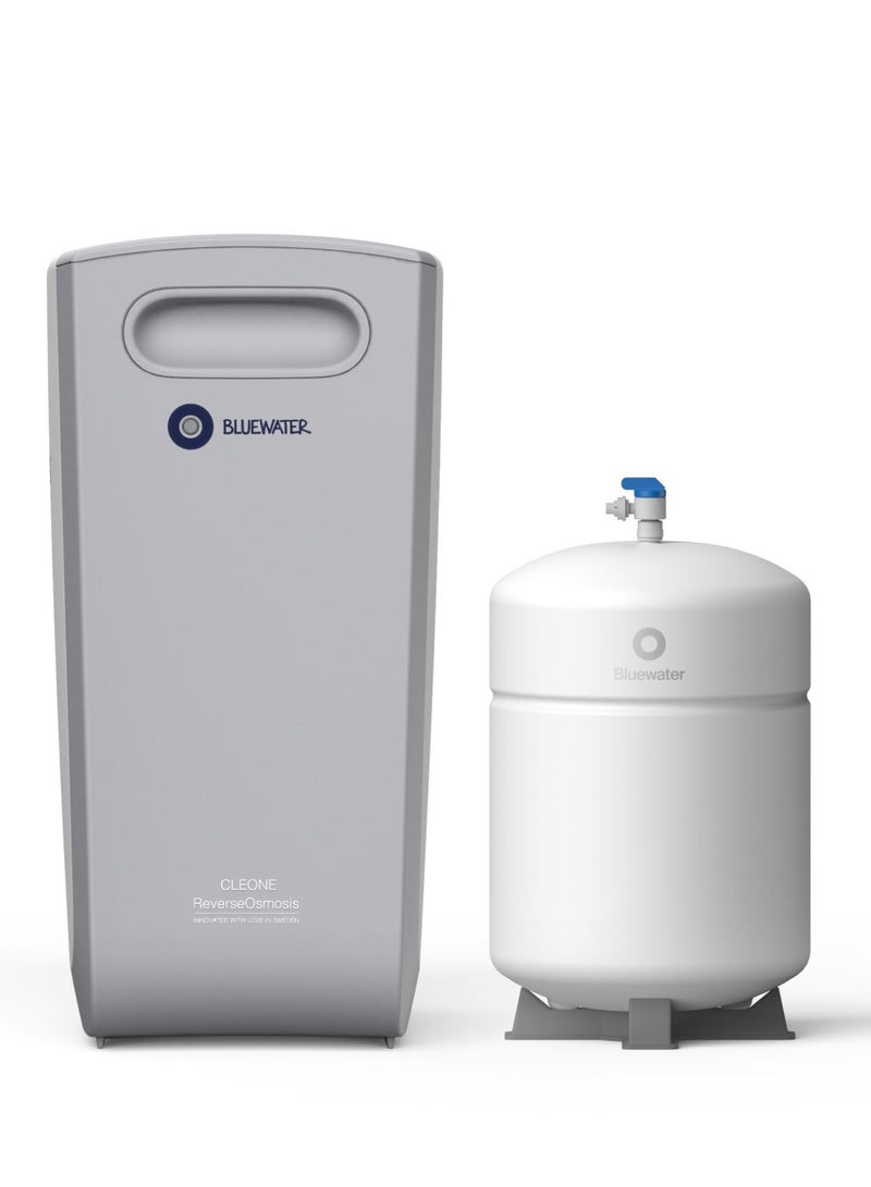 Bluewater Cleone Balance Reverse Osmosis Water Purifier | Under-Sink | Mineral Filter | Ultra Quiet | Up to 200 L/Day (53 USGAL/day) | 12 L (3.2 USGAL) Pressurized Tank & Faucet Included - 1 Year Warranty - Image 1