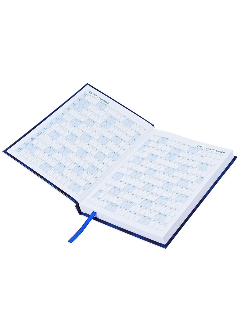 FIS FIS Diary 2025 English (Saturday & Sunday Combined) A5 , Blue -FSDI92EN25BL  - Image 3