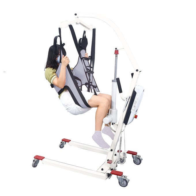 PATIENT LIFT SLING 485LBS WEIGHT CAPACITY LARGE MEDICAL LIFTS SLING PADDED U TRANSFER SLING FOR TOILETING AID SHOWER BATH LIFTER FOR SENIORS ELDERLY BARIATRIC DISABLED PATIENT L