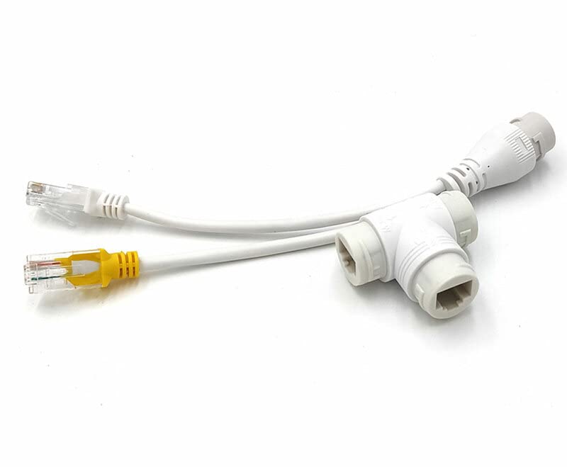 Hanutech POE Splitter/Multiplexer 2-in-1 Network Cabling Connector Three-Way RJ45 Connector For HD IP Camera CCTV Accessories - Image 5