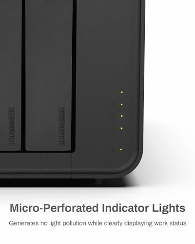 TERRAMASTER D4-320 External Hard Drive Enclosure - 4bay USB 3.2 Gen2 10Gbps Type-C USB Storage Hot Swappable Plug and Play (Diskless) - Image 2