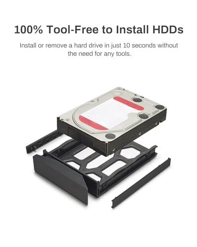 TERRAMASTER D4-320 External Hard Drive Enclosure - 4bay USB 3.2 Gen2 10Gbps Type-C USB Storage Hot Swappable Plug and Play (Diskless) - Image 5